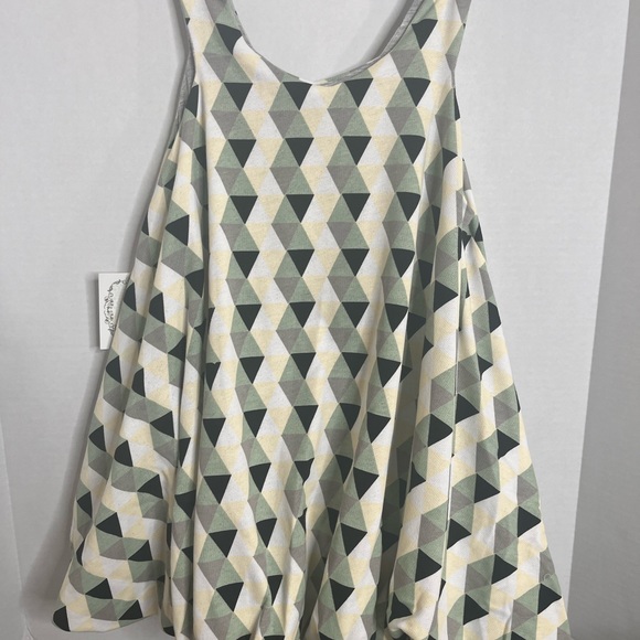 Right Bank Babies Bubble Dress Sleeveless Geometric Pattern NWT Size 6Y - Picture 7 of 7